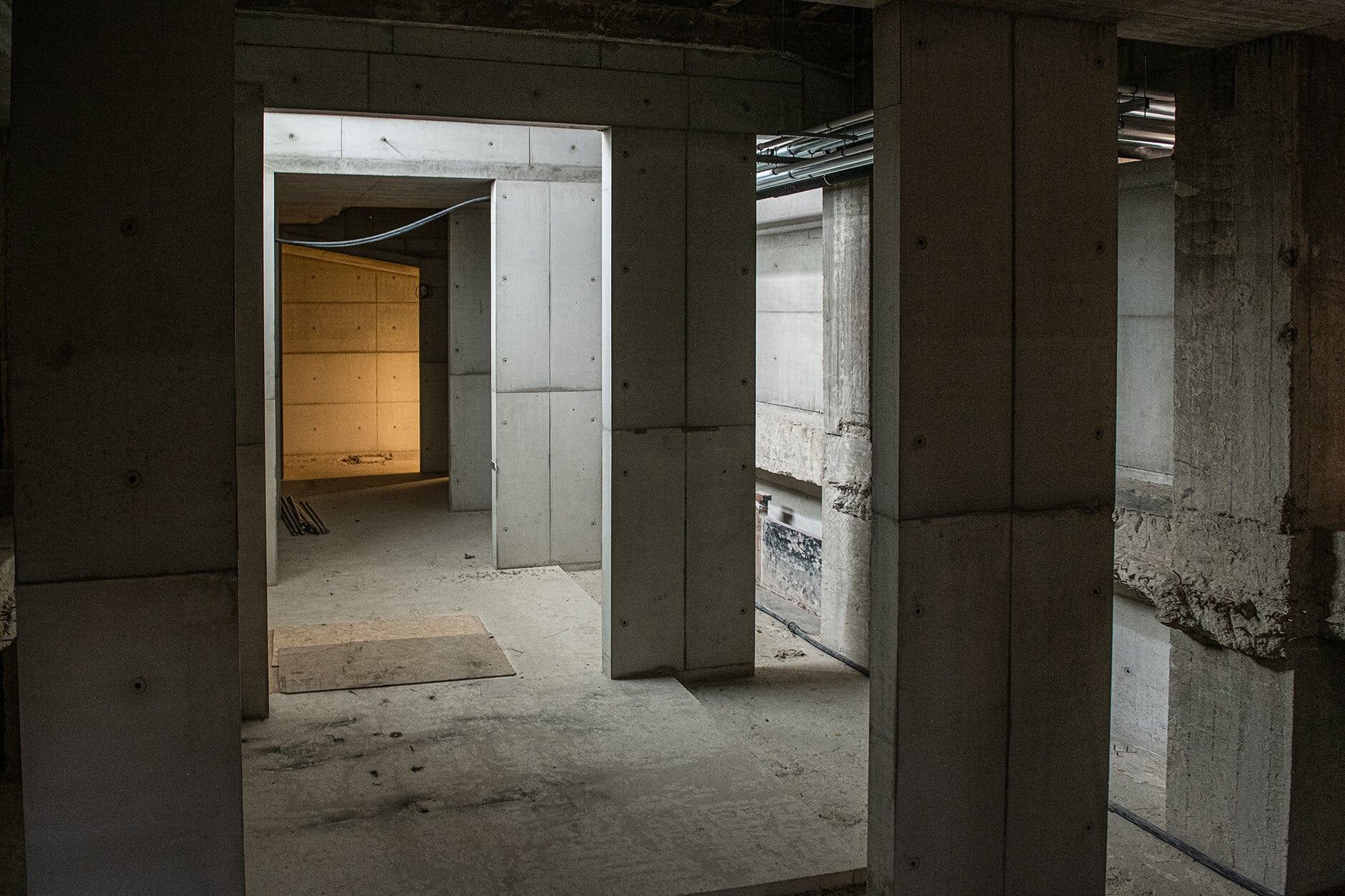 na snímke podzemné podlažie