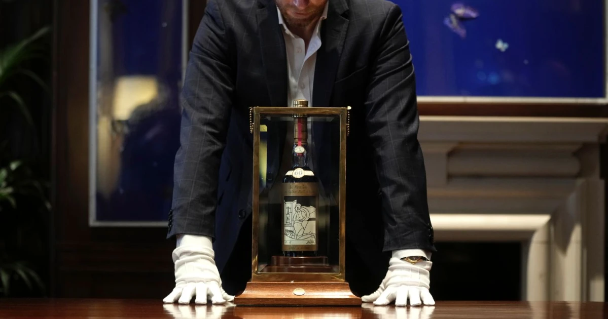 Aukcia whisky Macallan