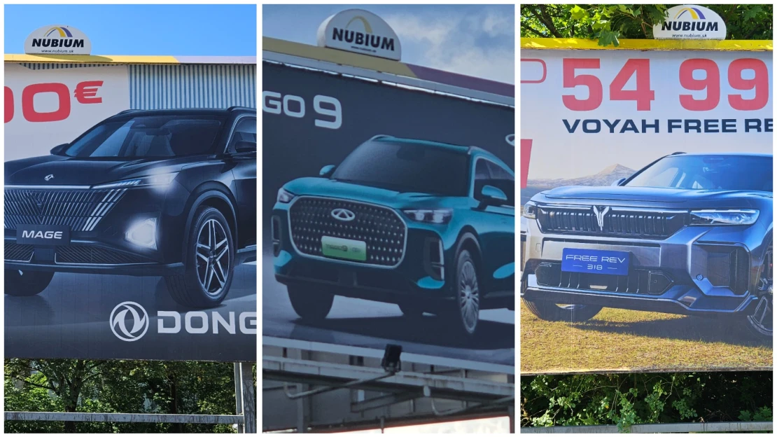 Bilboardy a reklamy, kam oko dovidí. Čínske automobilky rozbehli na Slovensku masívnu kampaň