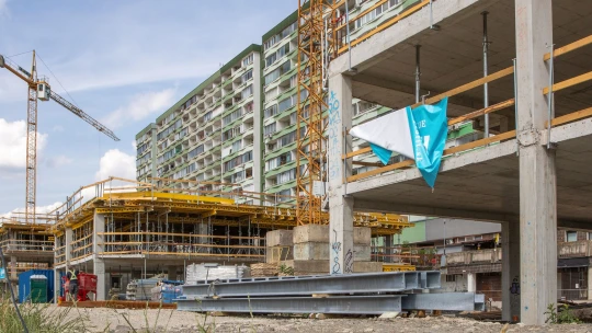 Slovenské stavebníctvo zabrzdilo: tempo kleslo na 6,8 percenta, infraštruktúra oslabila
