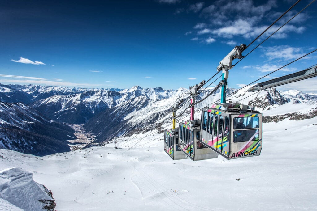 Na snímke lyžiarske stredisko Ankogel.