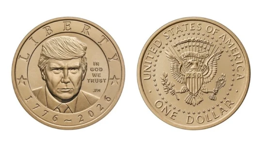 Trumpova tvár je na novej dolárovej minci. Americká vláda tým porušila 200-ročnú tradíciu